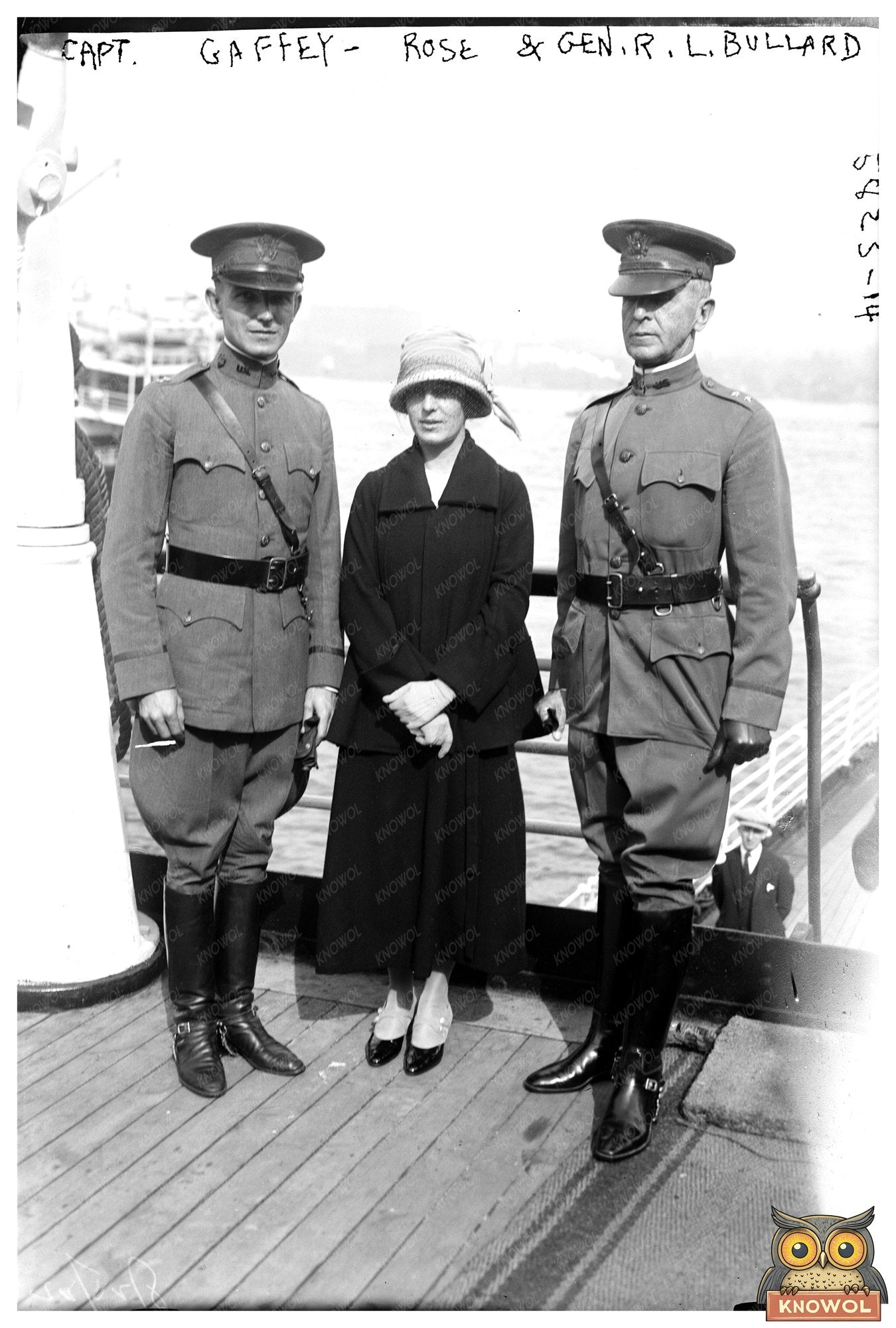 1922 Military Portrait: Capt. Gaffey & Gen. Bullard