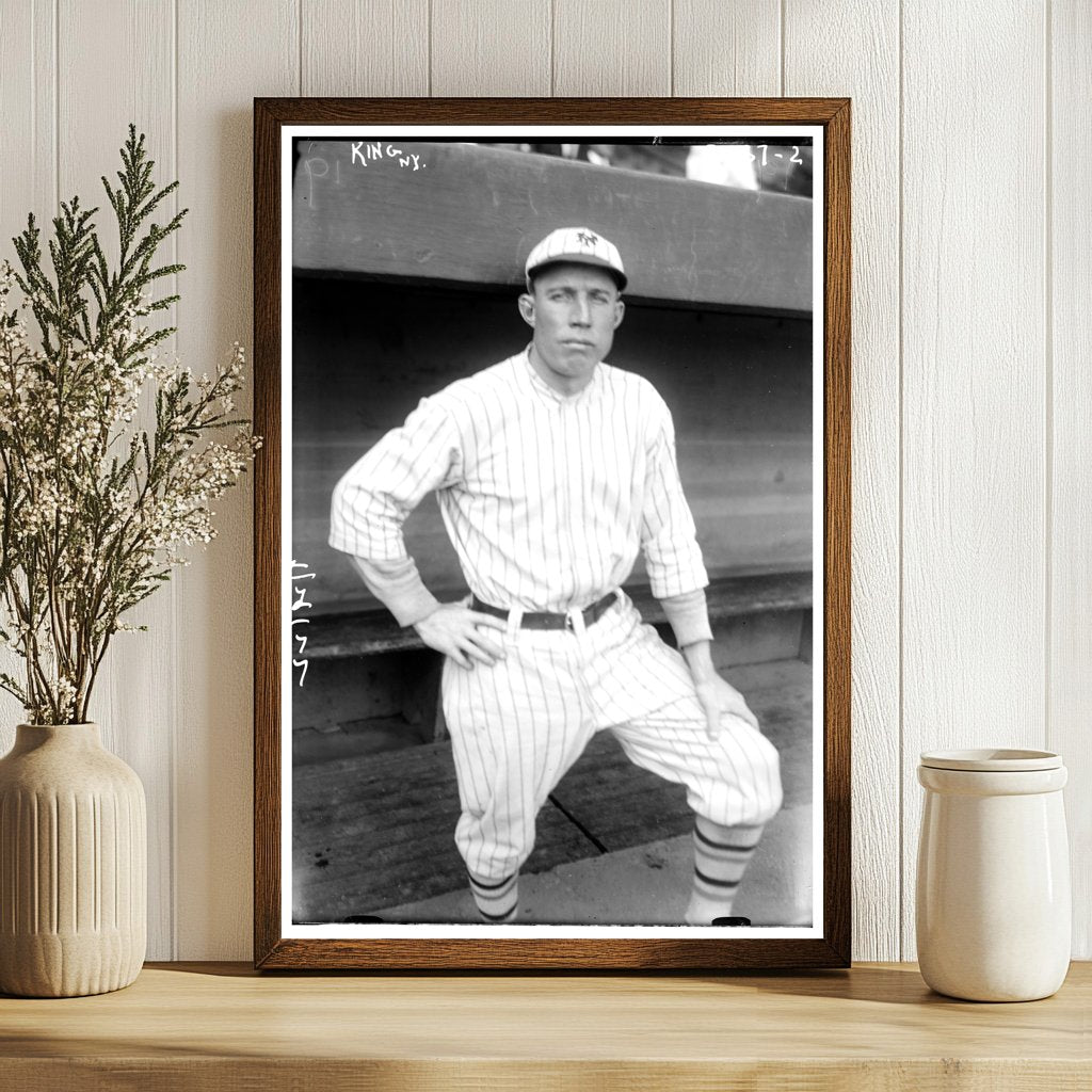 1922 Vintage New York NL Baseball Player Portrait