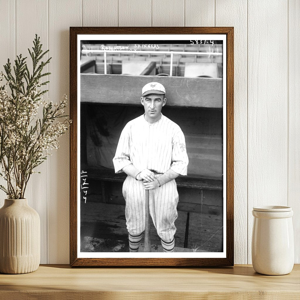 1922 New York NL Baseball Star Ralph Shinners Portrait