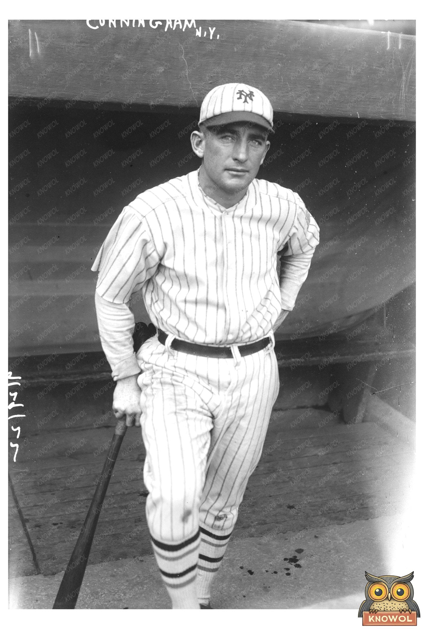 1922 New York NL Baseball Star Bill A. Cunningham