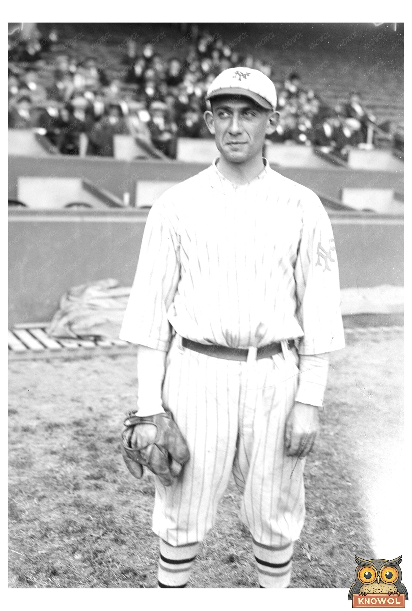 1922 Art Nehf Pitching for New York Giants
