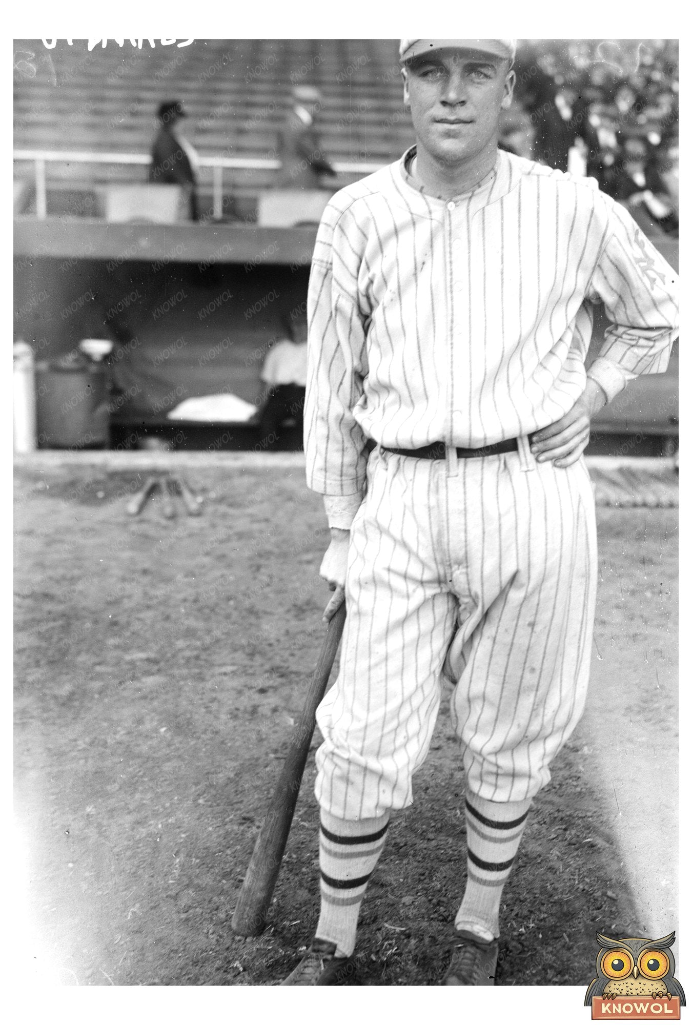 1922 Vintage Baseball Pitcher Portrait - New York NL