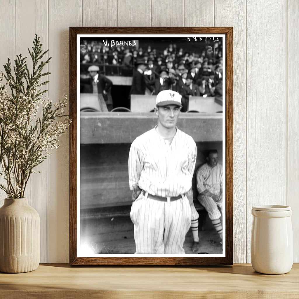 Vintage 1922 Baseball Star in New York Action