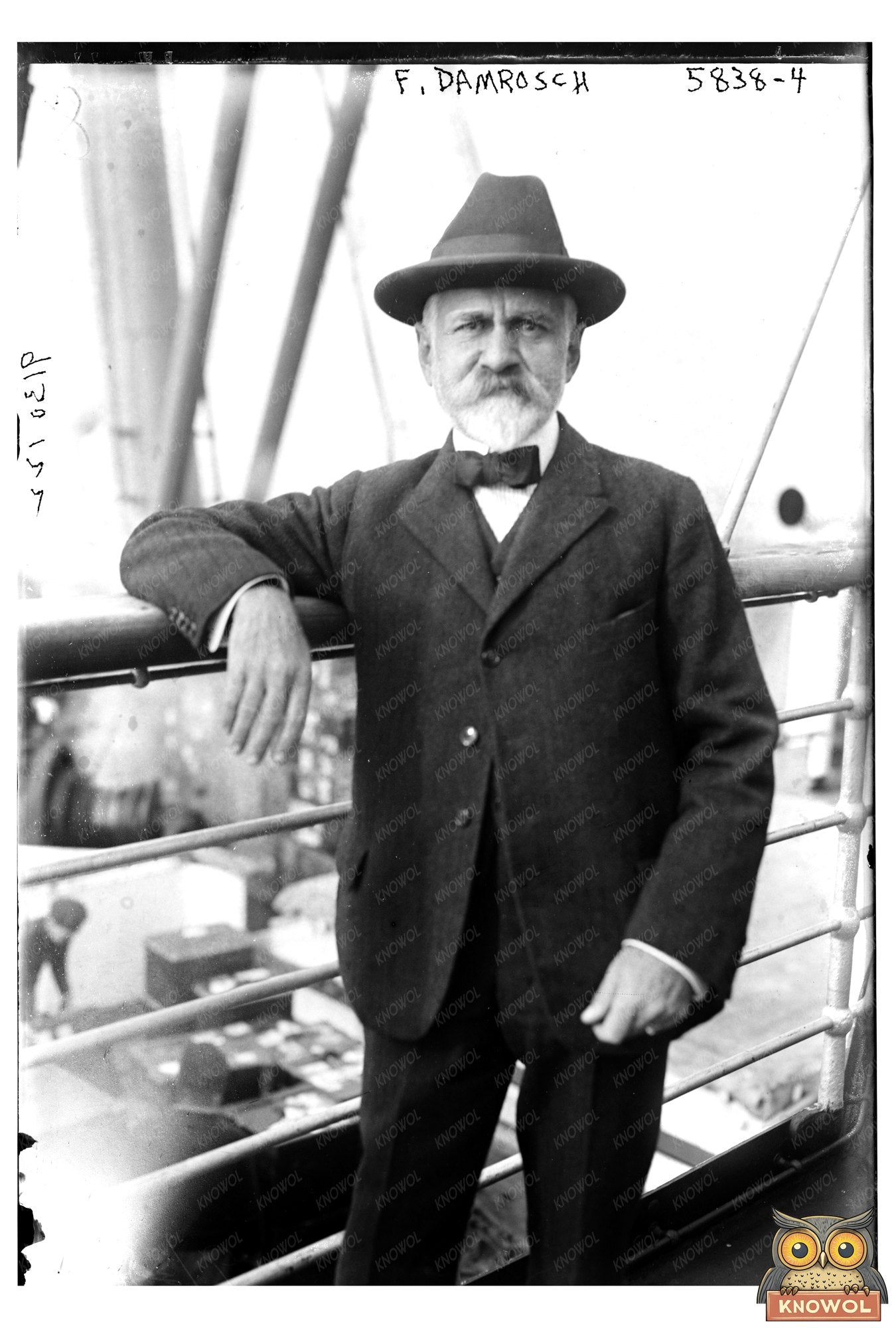 Vintage Portrait of a 1920s American Music Icon