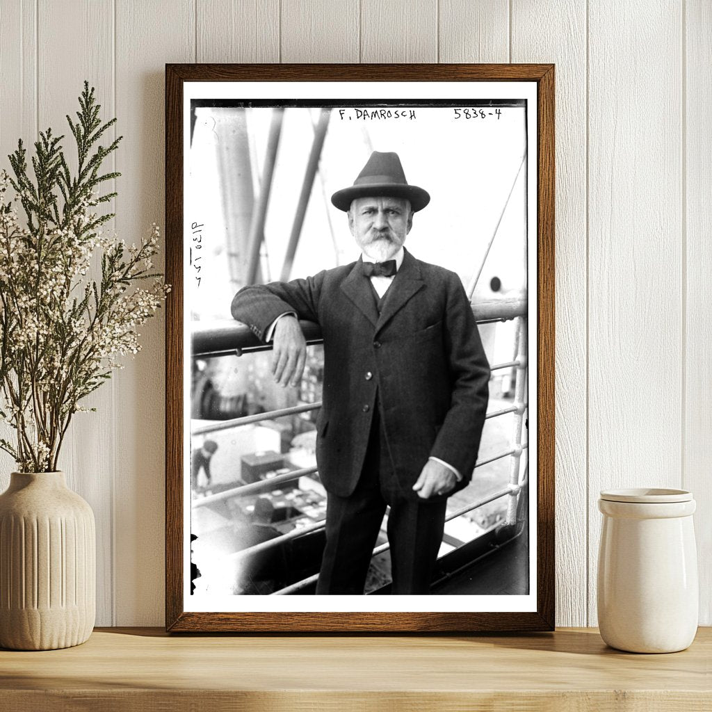 Vintage Portrait of a 1920s American Music Icon