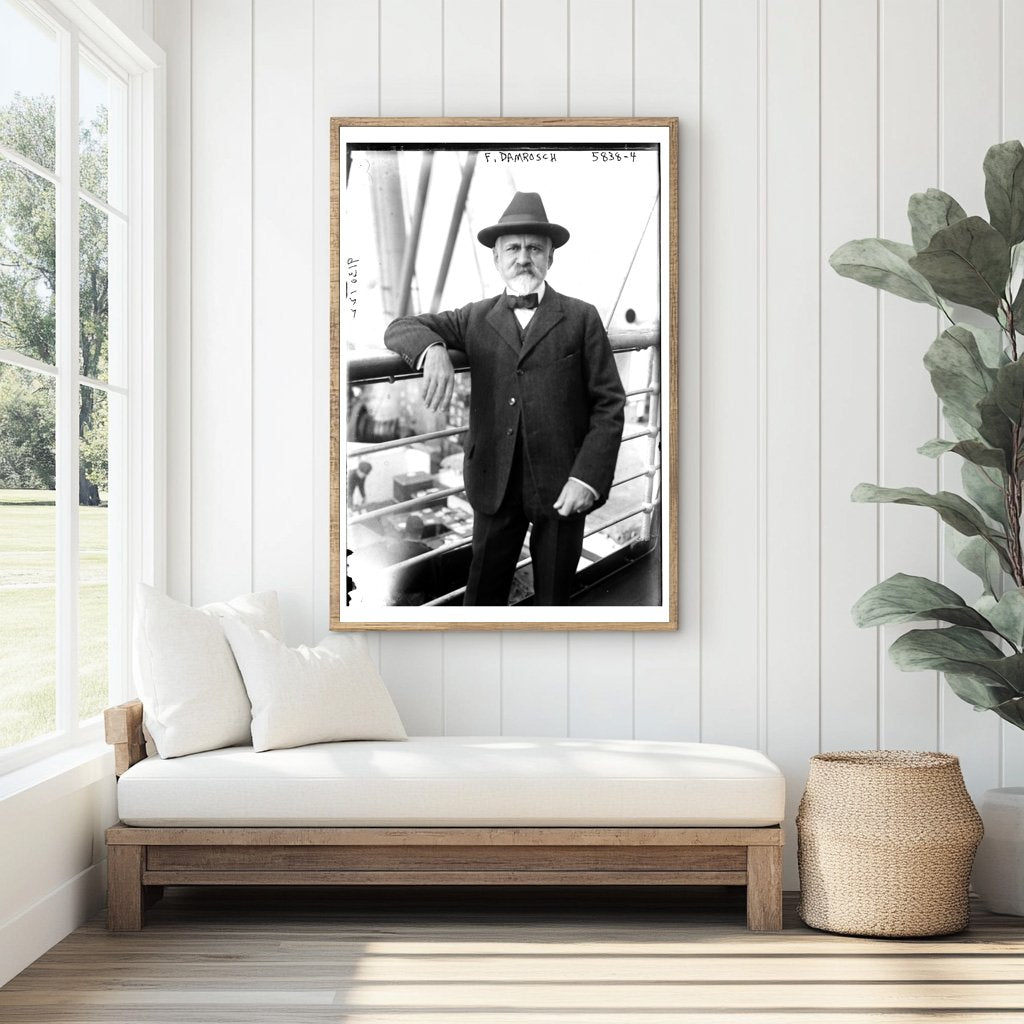 Vintage Portrait of a 1920s American Music Icon