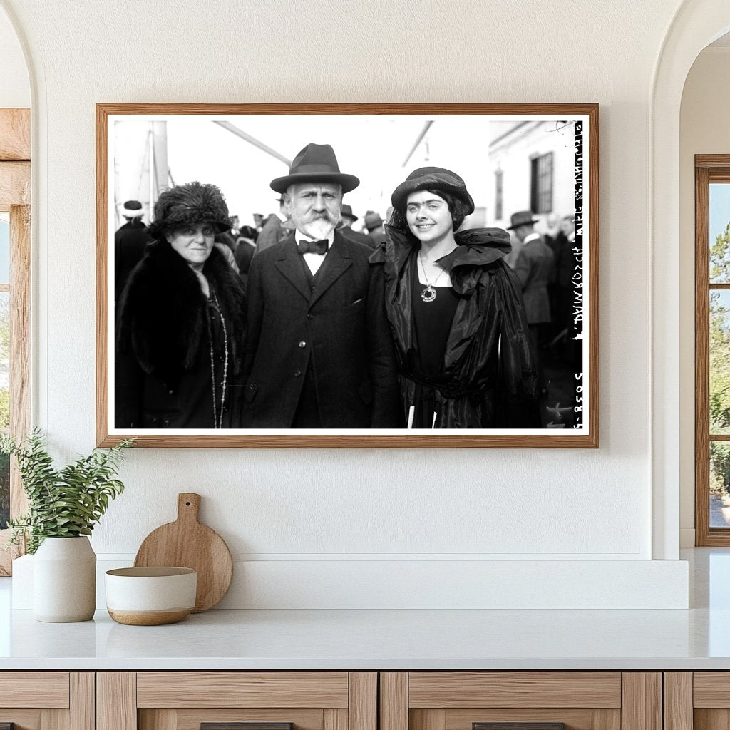 1920s Family Portrait of Music Icon and Loved Ones