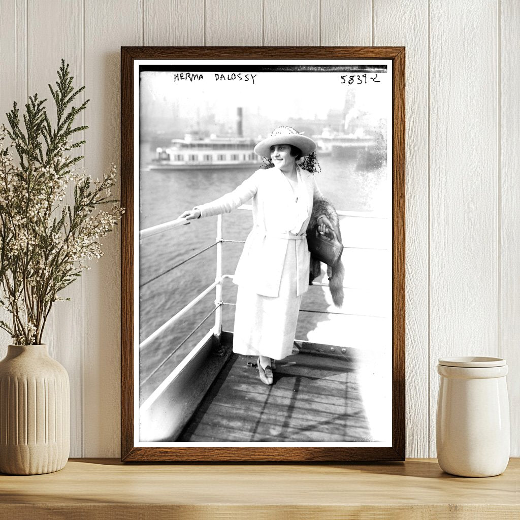 1920s Elegance: Portrait of Herma Dalossy