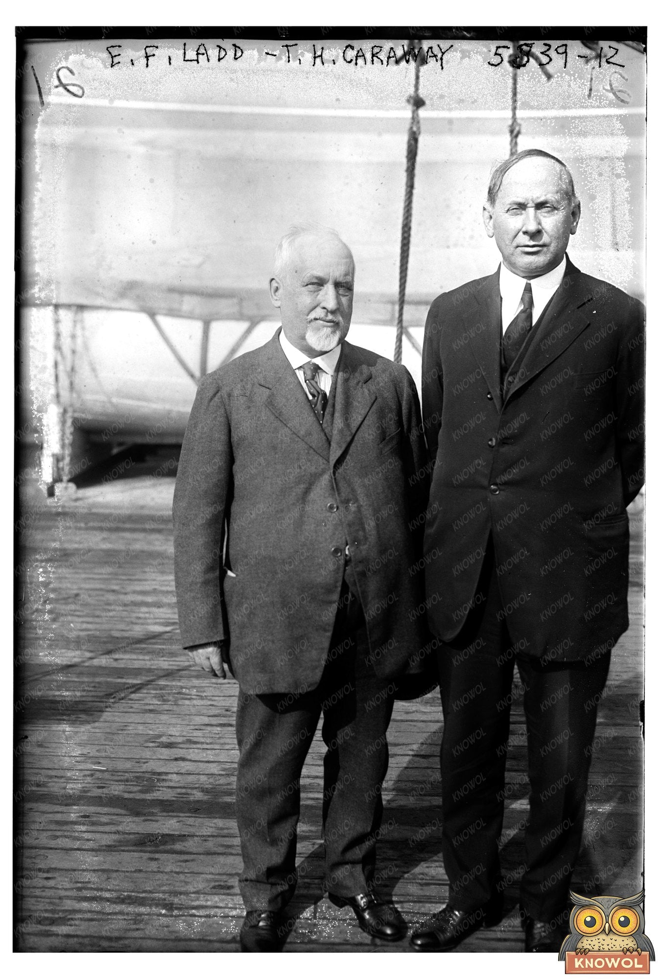 1920s Portrait of Two Prominent Leaders in Arkansas