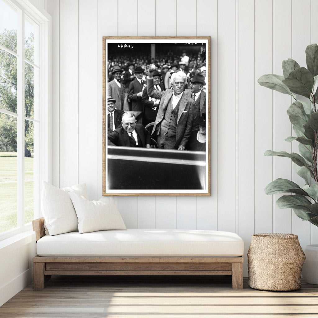 1922 Historical Portrait of Baseballs First Commissioner