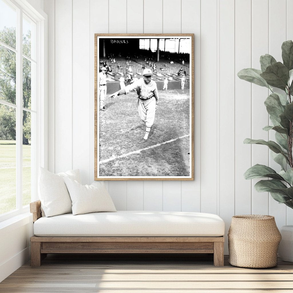 1922 New York NL Pitcher Portrait: Jesse Barnes