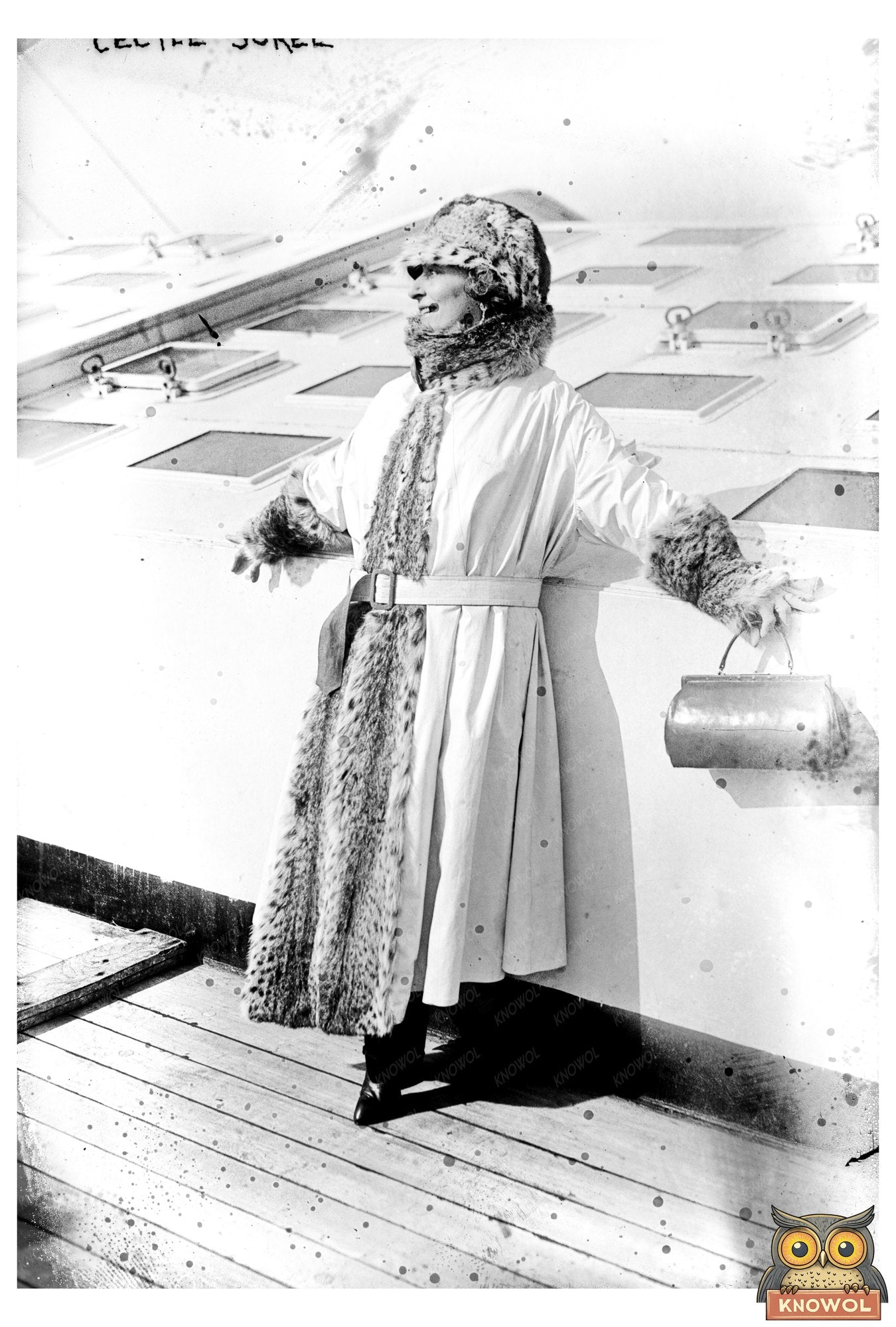 1922 Portrait of French Actress Cecile Sorel