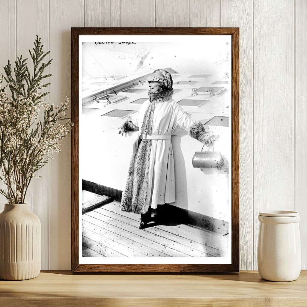 1922 Portrait of French Actress Cecile Sorel