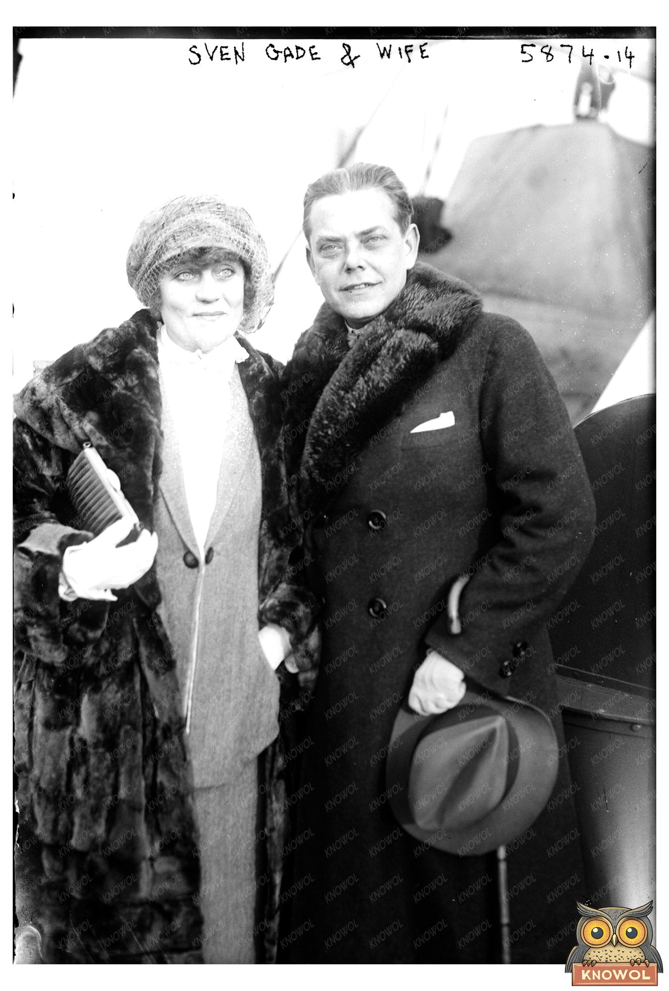 1920s Portrait of a Danish-American Artist Couple