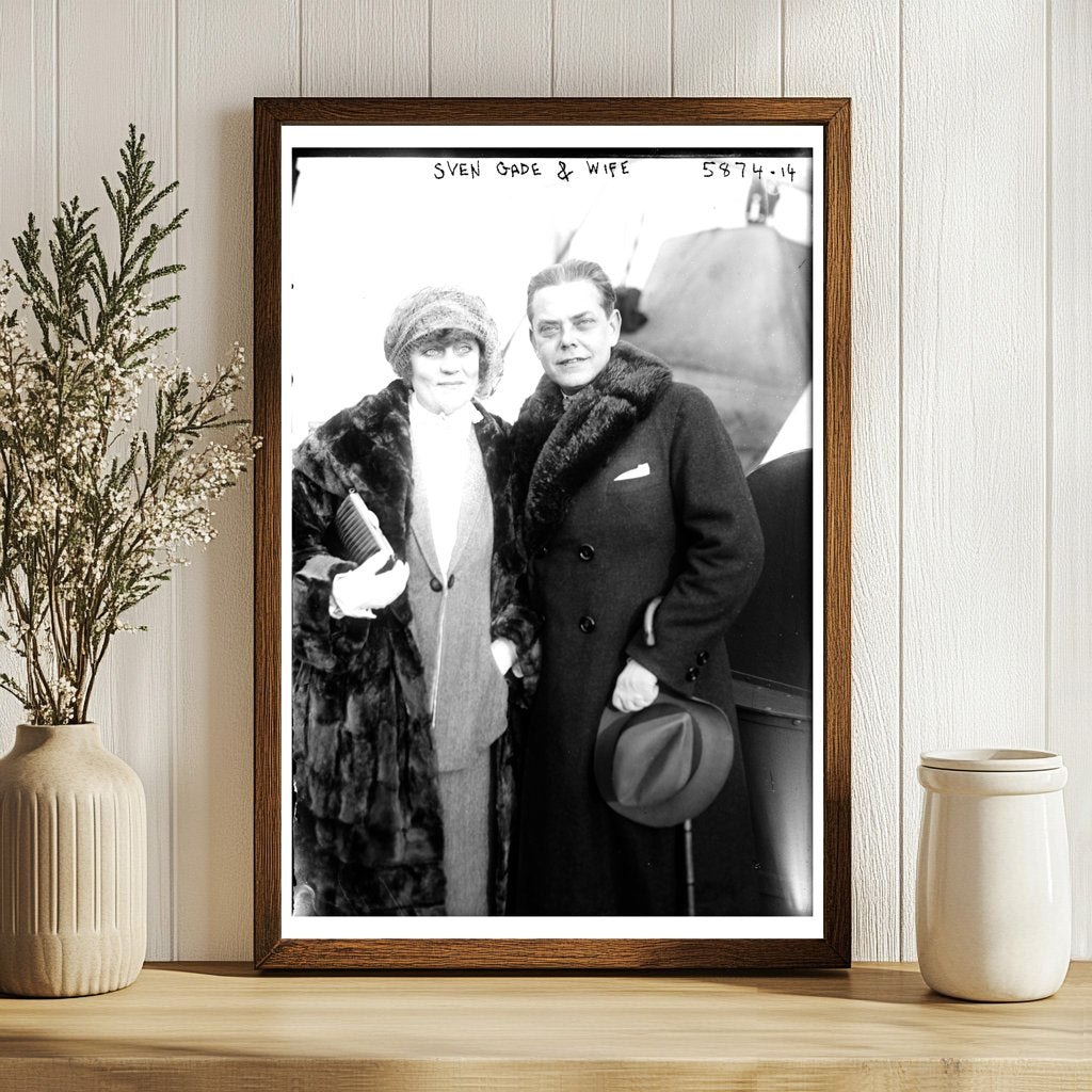 1920s Portrait of a Danish-American Artist Couple