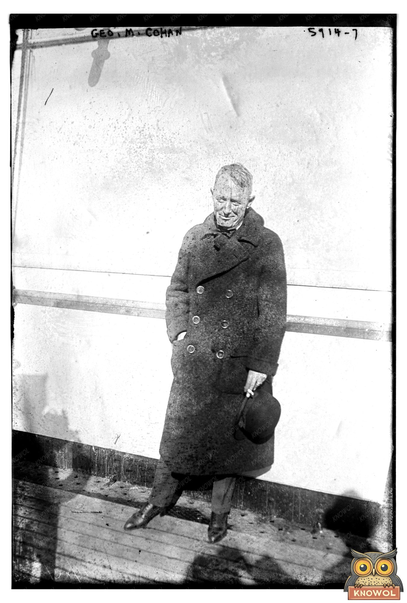 Broadway Legend Geo. M. Cohan in Vintage 1920s Shot