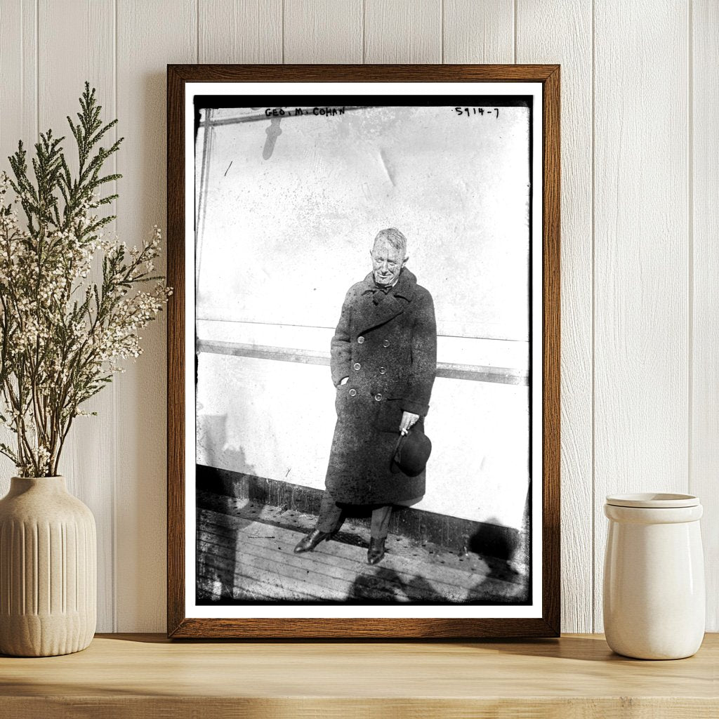 Broadway Legend Geo. M. Cohan in Vintage 1920s Shot