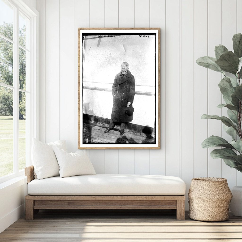 Broadway Legend Geo. M. Cohan in Vintage 1920s Shot