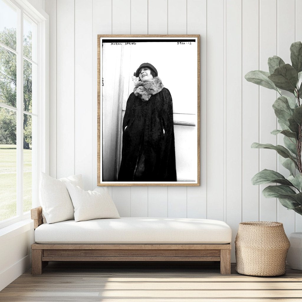 1920s Portrait of Muriel Spring in Vintage Elegance