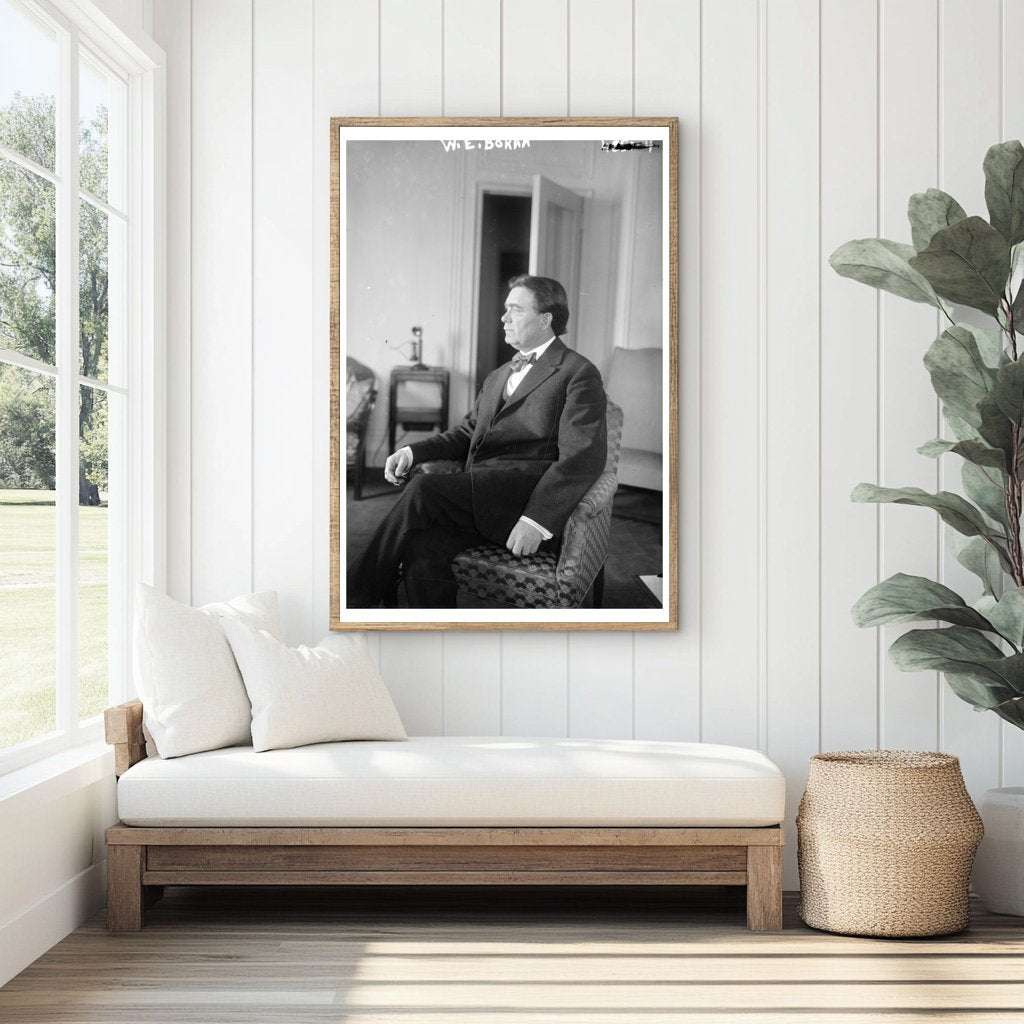Iconic 1920s Portrait of U.S. Senator W.E. Borah