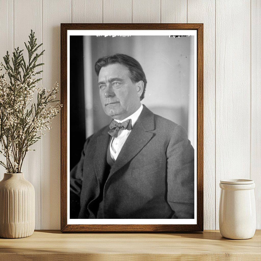 1920s Portrait of Influential U.S. Senator W.E. Borah