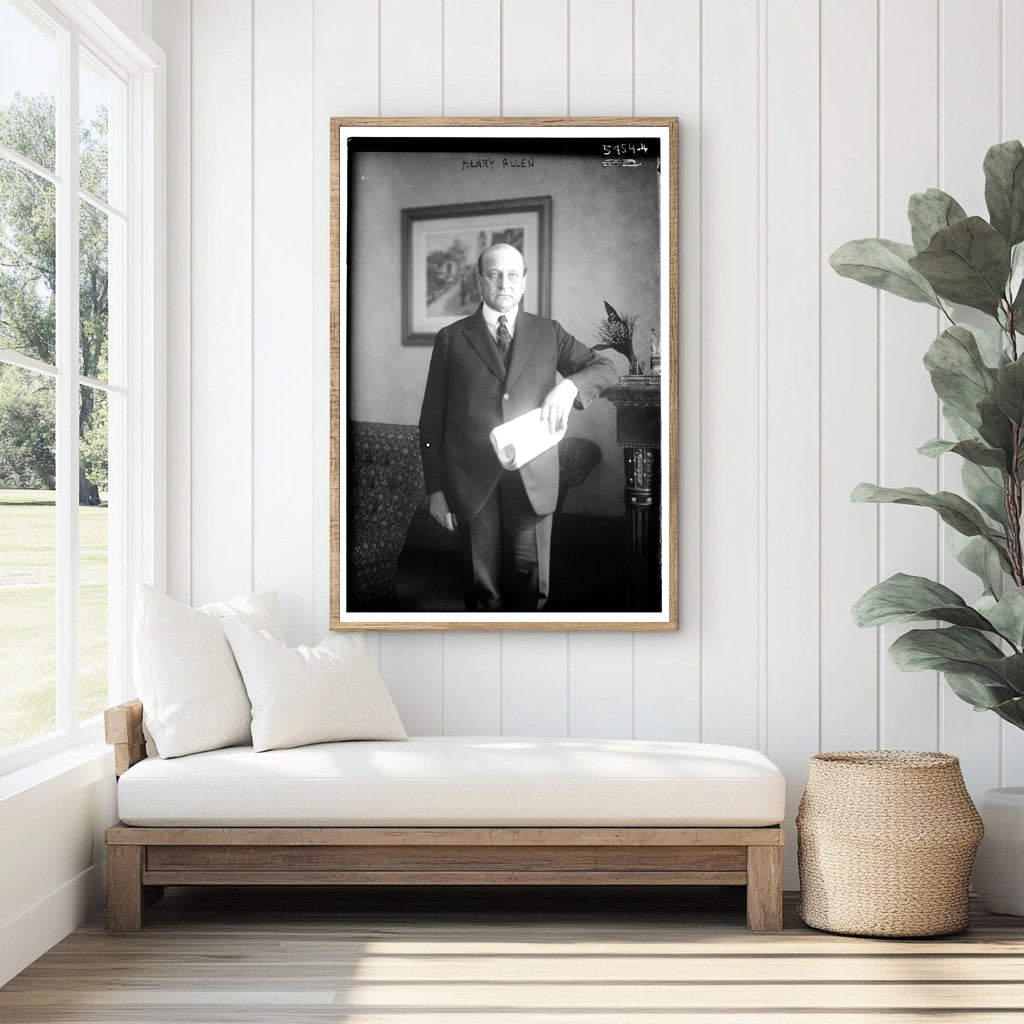 1920s Portrait of Henry Allen: A Glimpse into History
