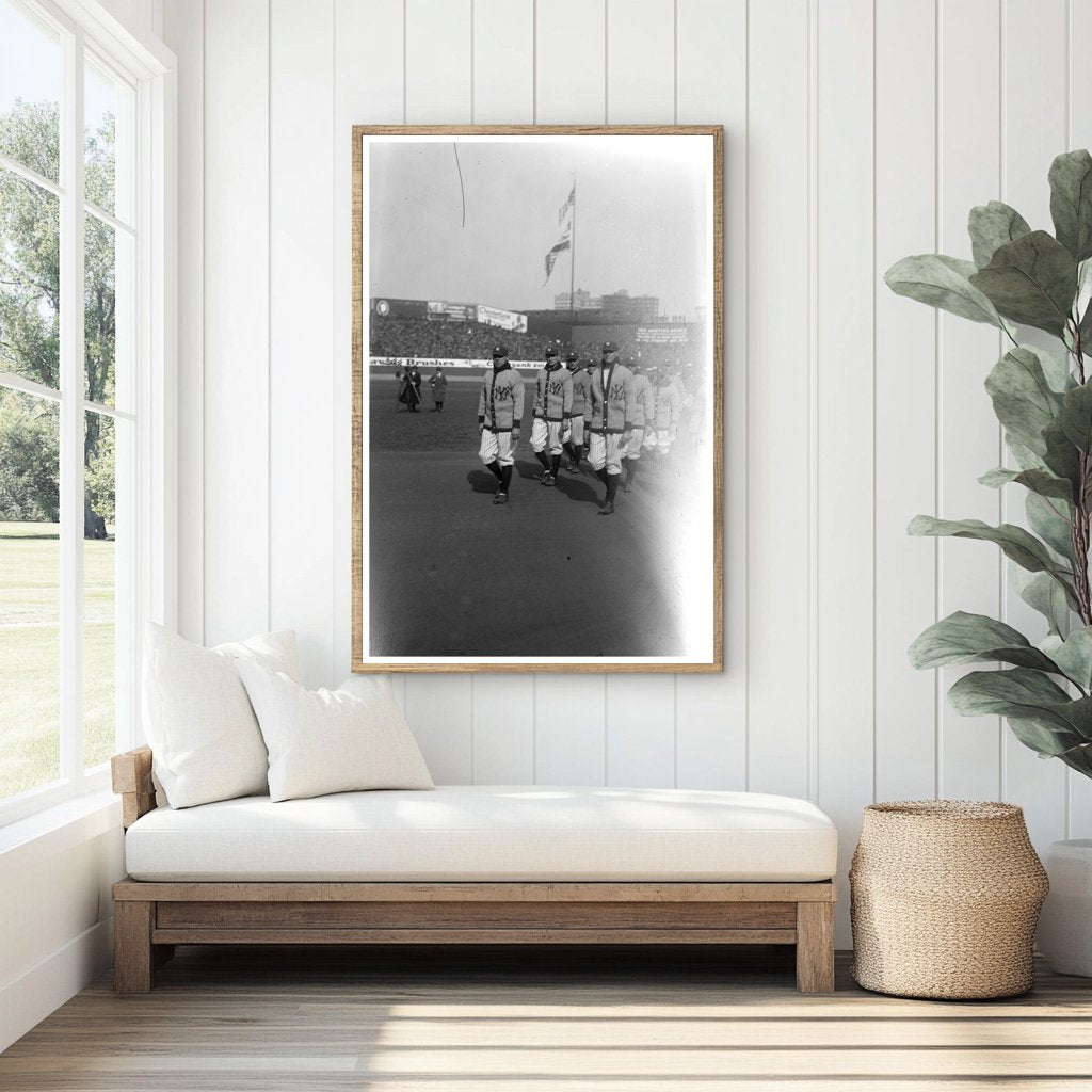 Babe Ruth Celebrates Yankee Stadiums Grand Opening