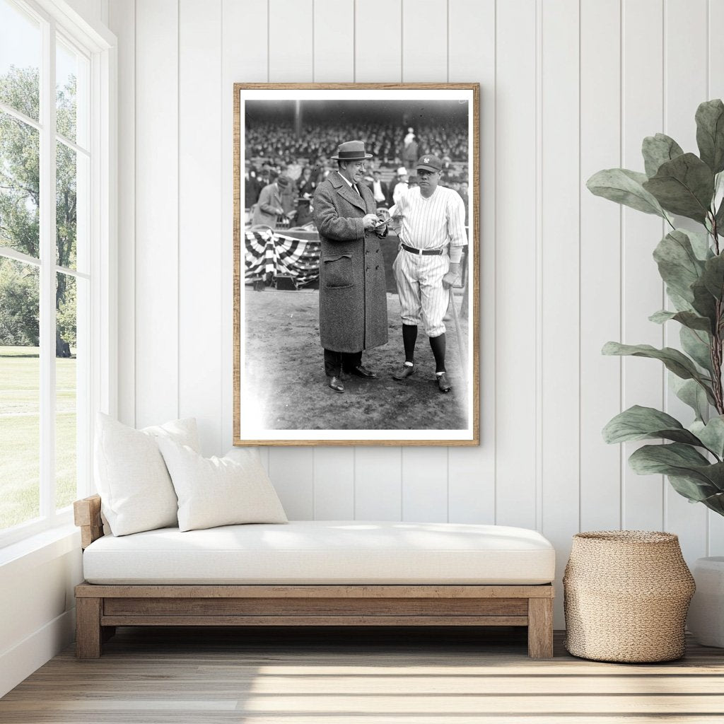1924 Iconic Duo: Babe Ruth & Playwright H.H. Van Loan