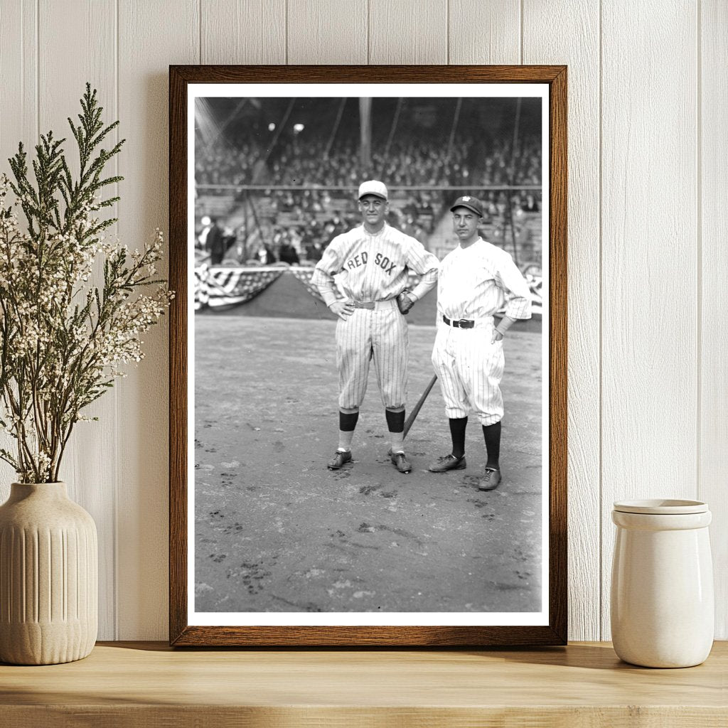 1922 Baseball Rivals: Burns & Scott in Action