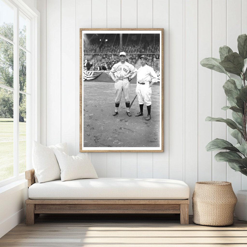 1922 Baseball Rivals: Burns & Scott in Action