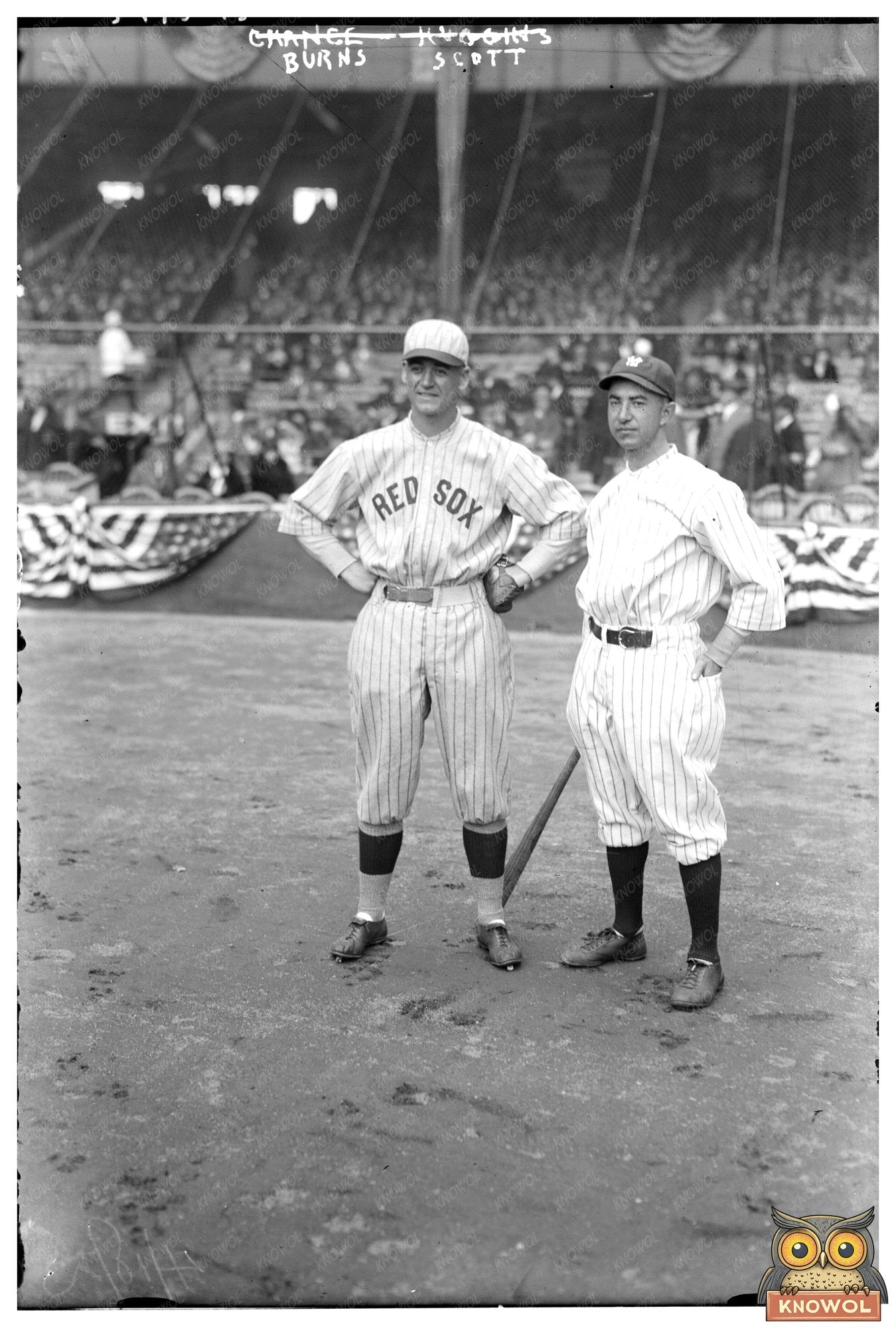 1924 Moment: Rival Baseball Legends in Focus