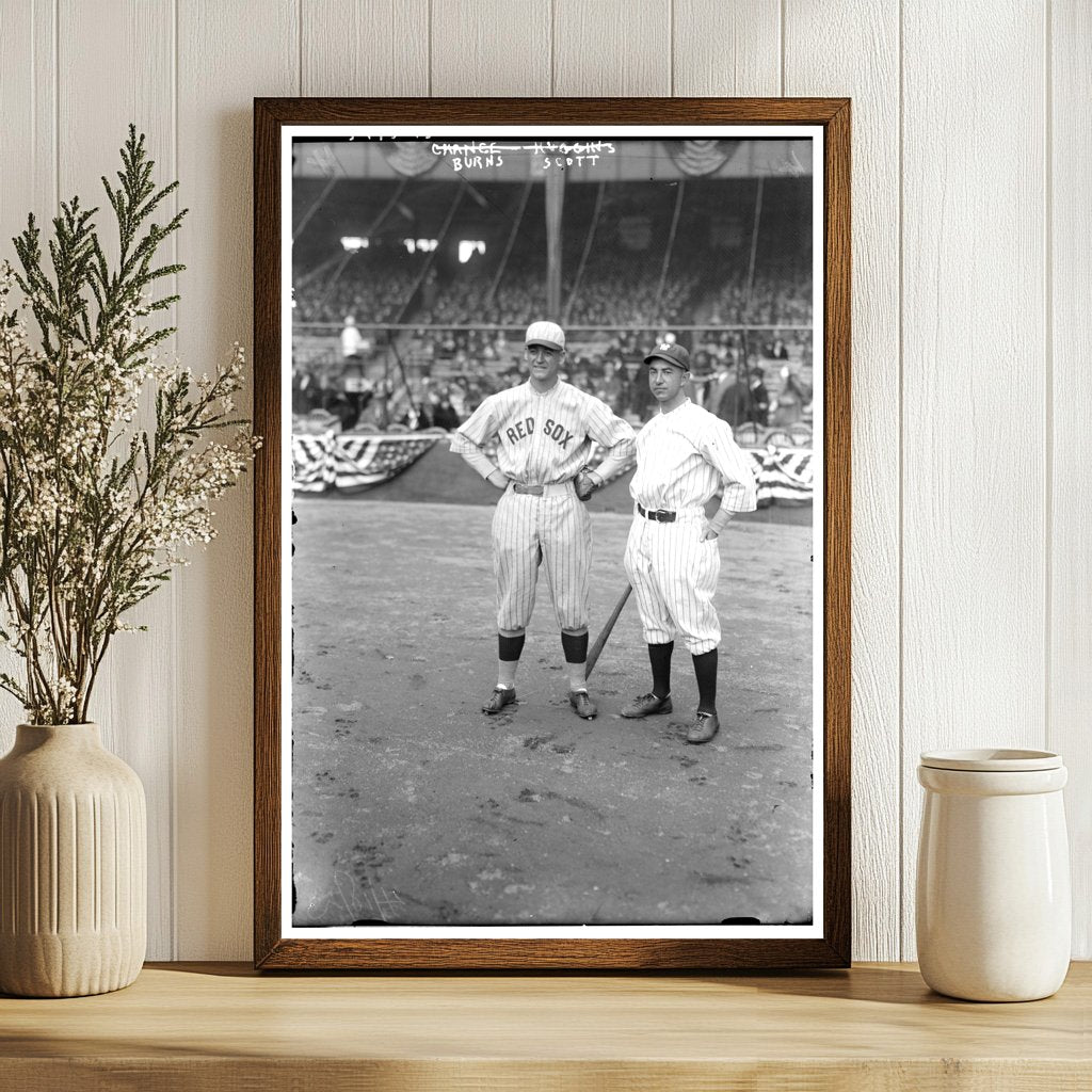 1924 Moment: Rival Baseball Legends in Focus