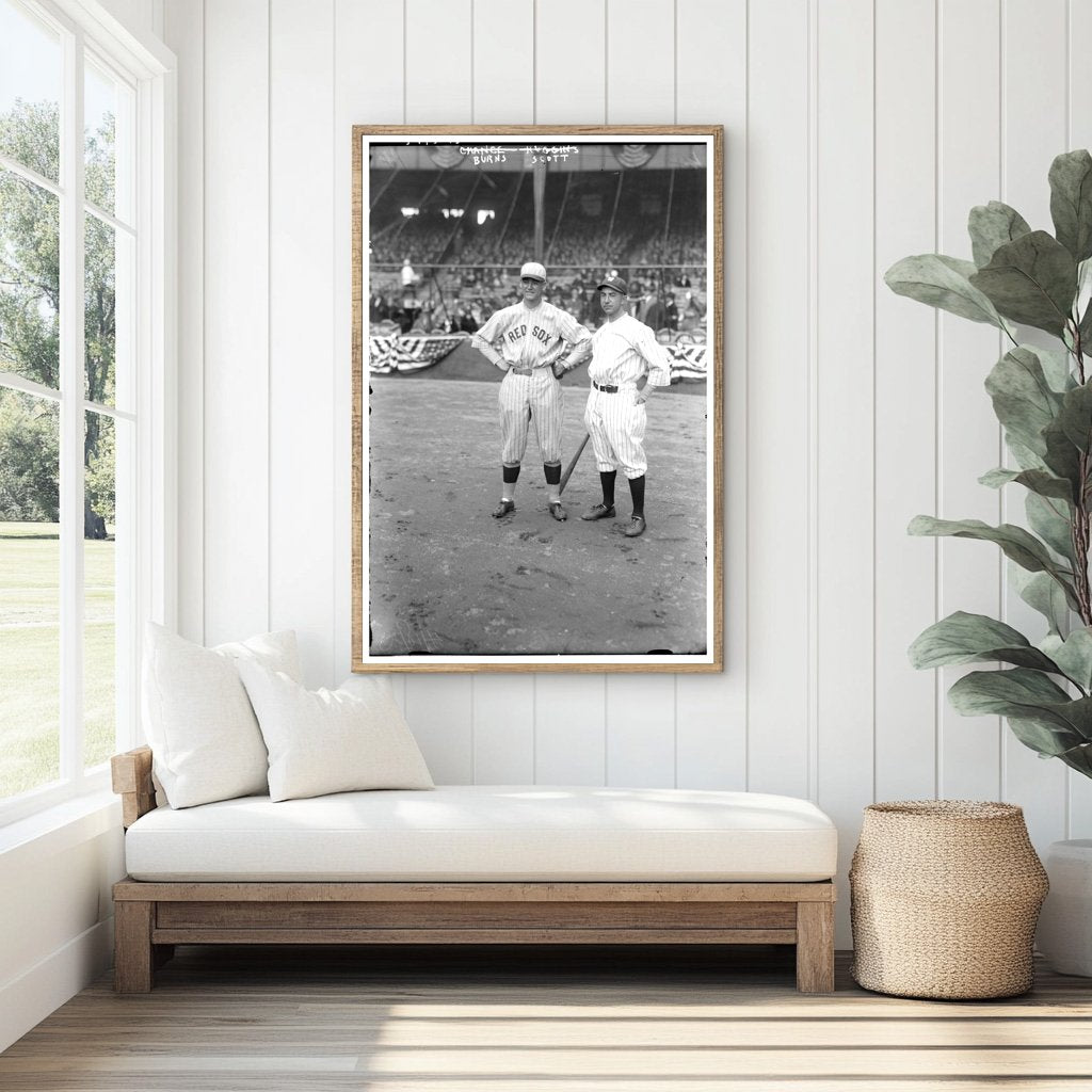 1924 Moment: Rival Baseball Legends in Focus