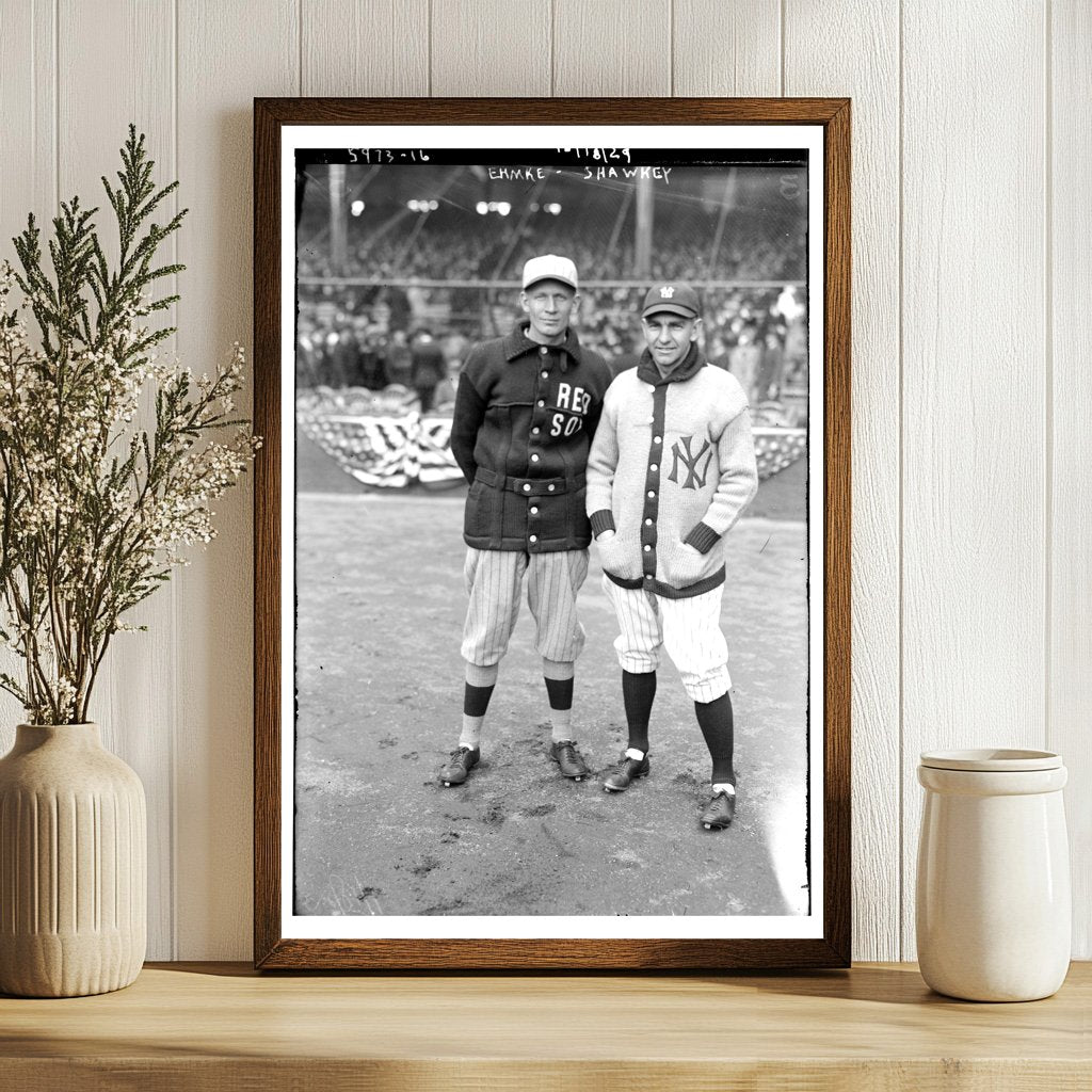 Historic 1923 Baseball Showdown: Ehmke vs. Shawkey