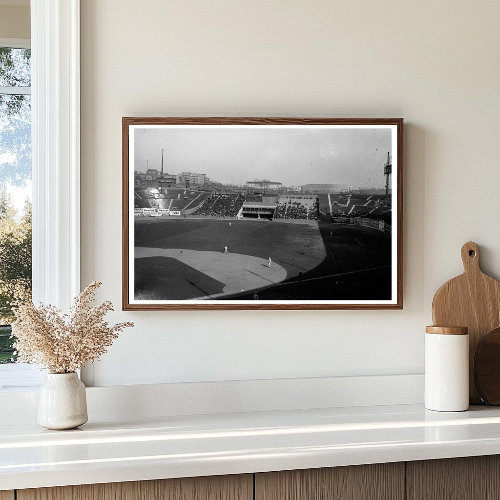 Historic 1923 Opening Day at Polo Grounds Excitement