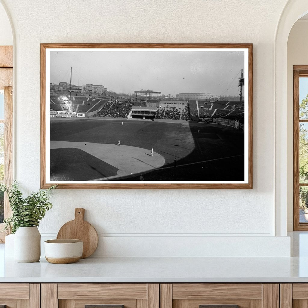 Historic 1923 Opening Day at Polo Grounds Excitement