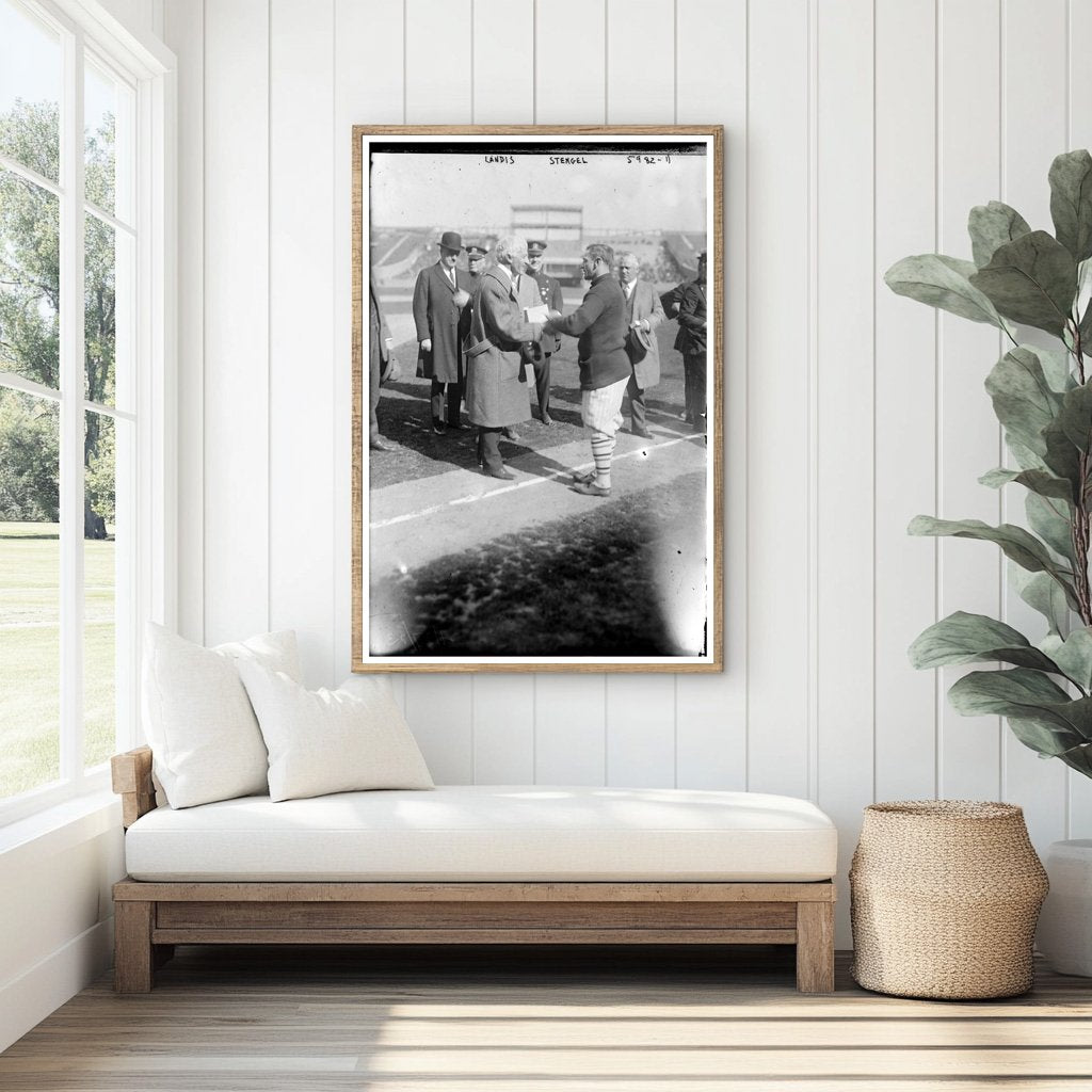 Historic Meeting: Baseballs Icons in 1923