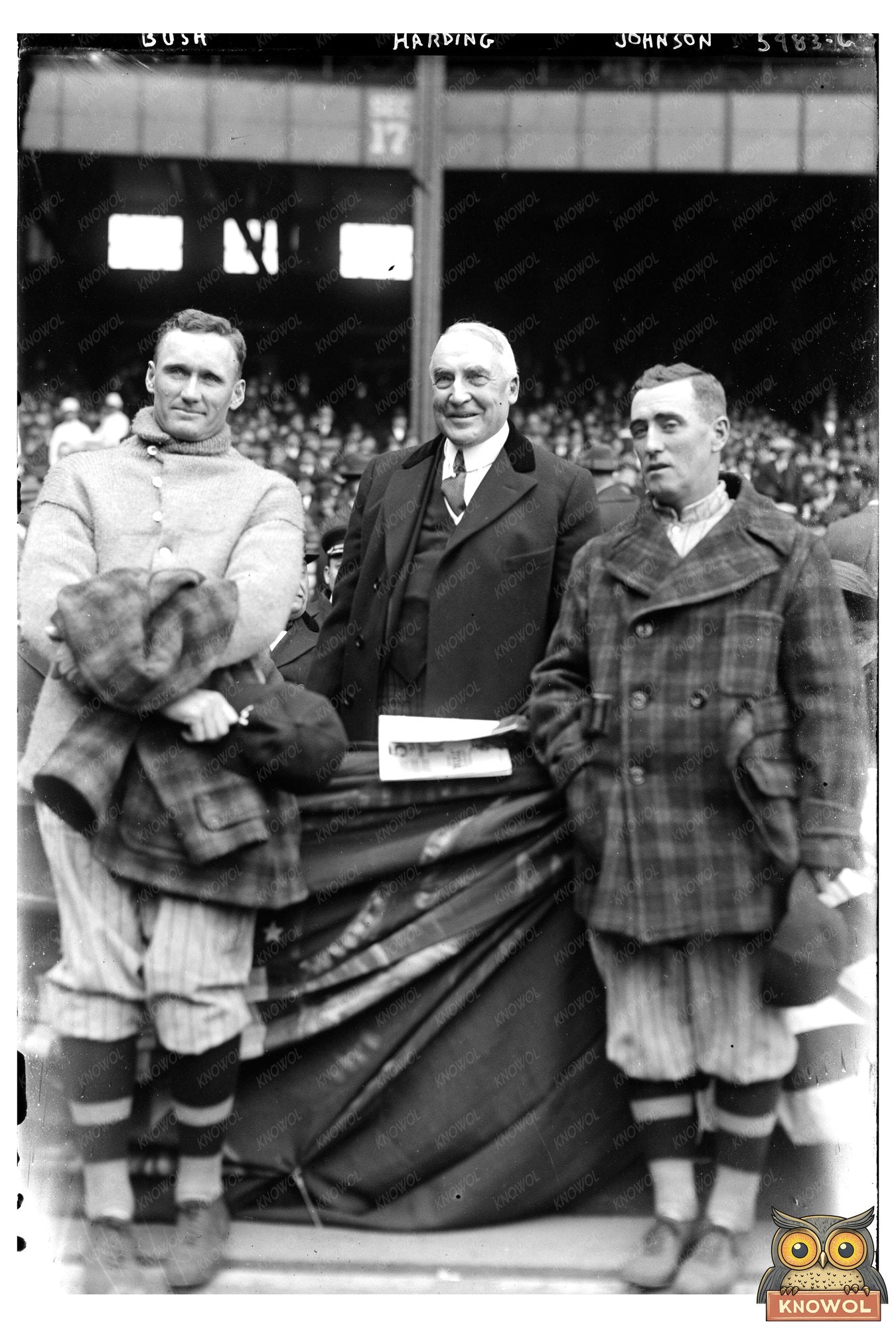 Historic Meeting: Baseball Legends with President Harding