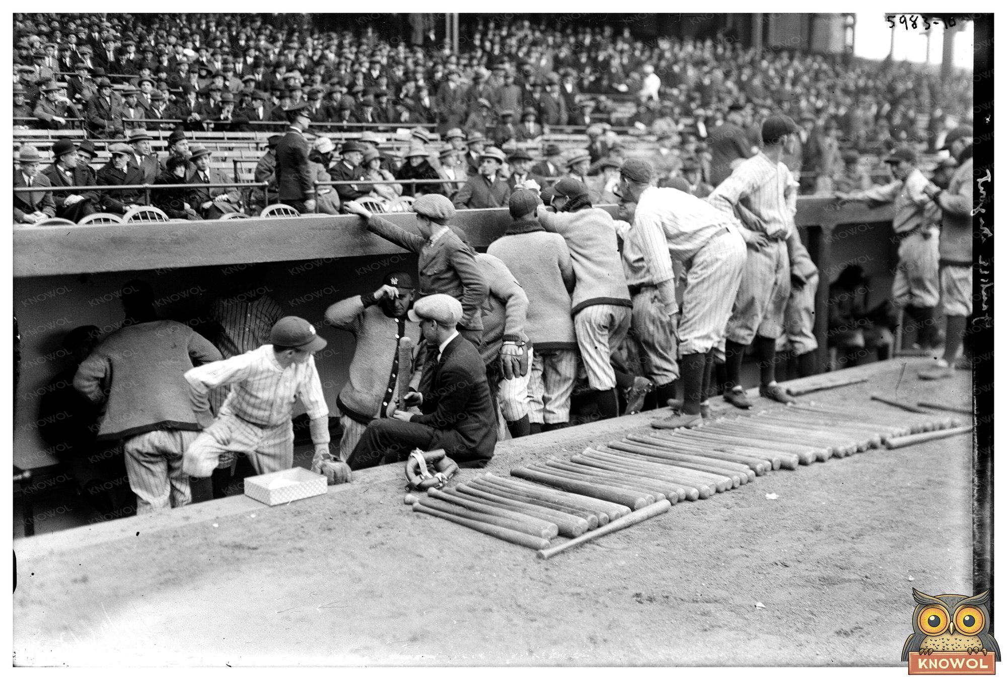 1924 Yankee Dugout: A Glimpse of Baseball History