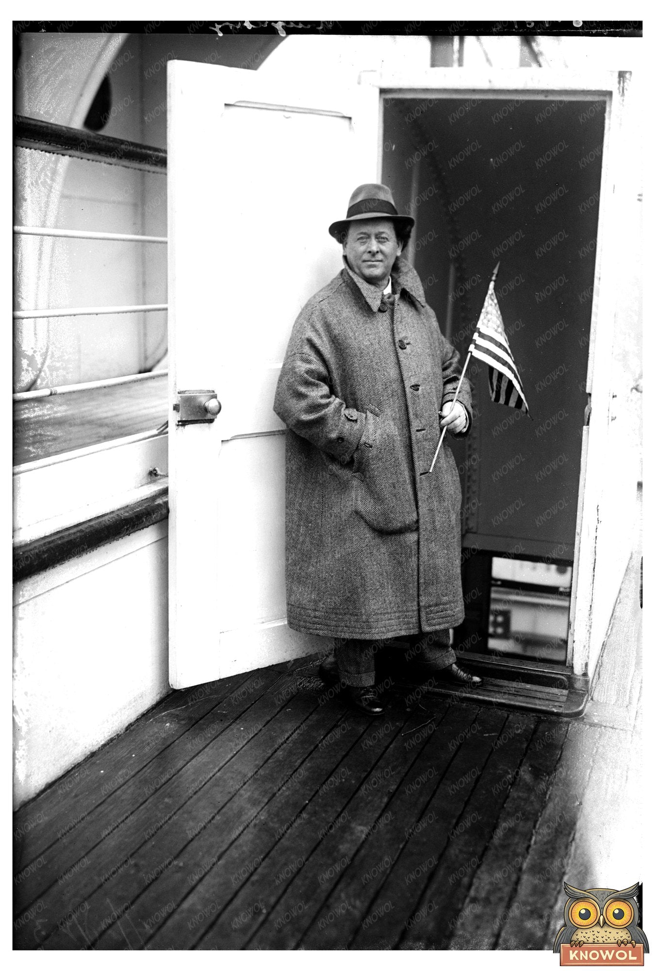 1921 Vintage Portrait of Conductor Mengelberg