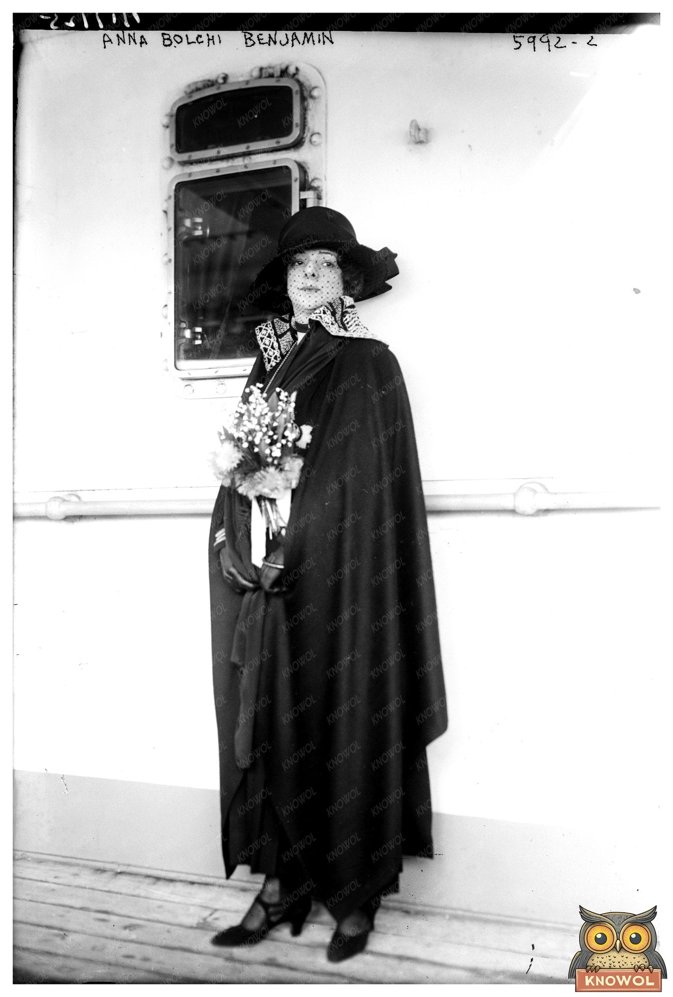 Elegant Portrait of a 1920s Socialite