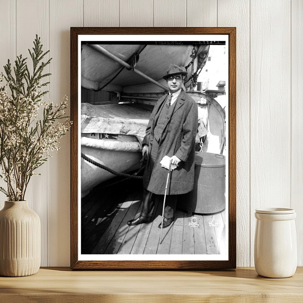 Early 20th Century American Music Maestro Portrait