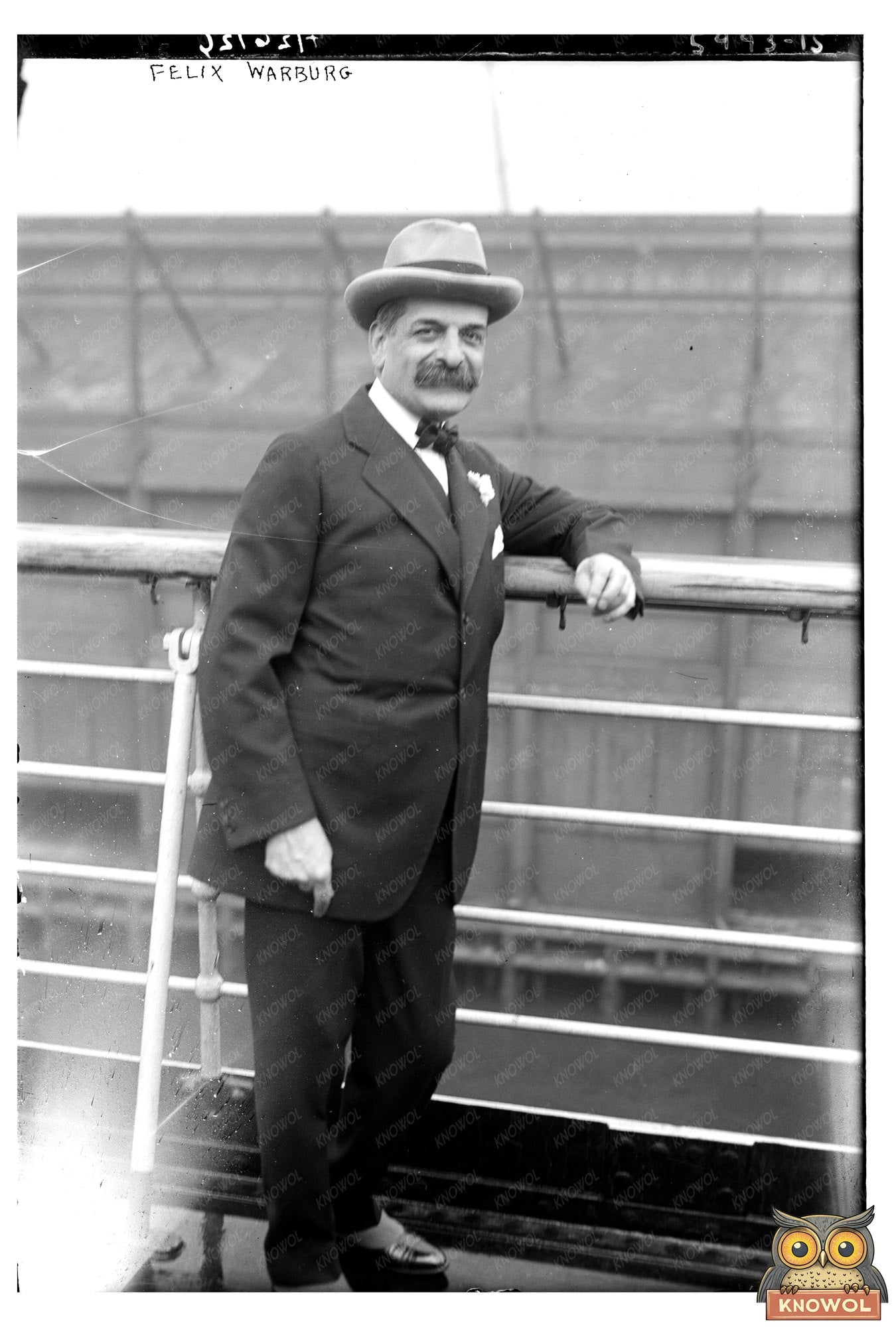 1920s New York Finance Icon Felix Warburg Portrait