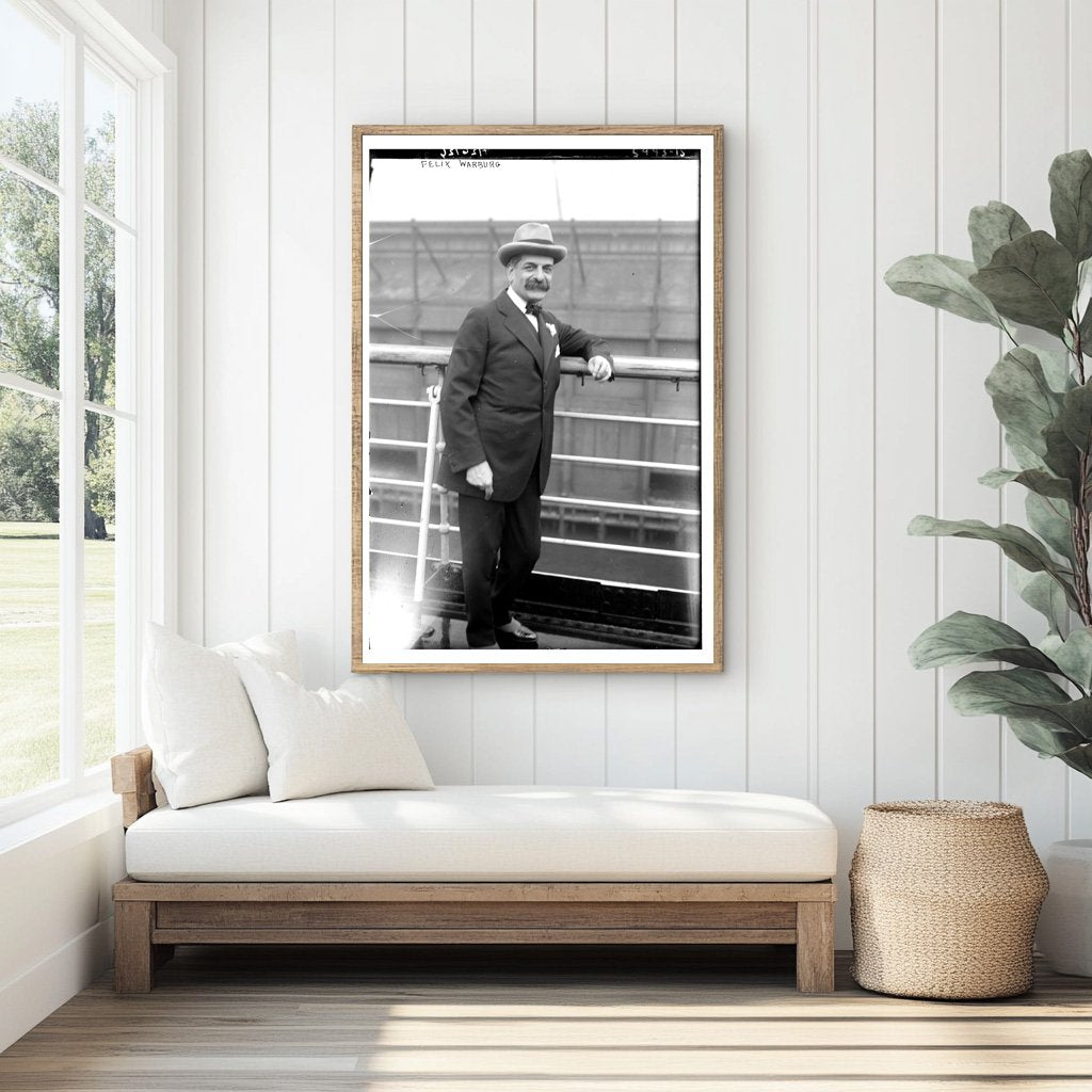 1920s New York Finance Icon Felix Warburg Portrait