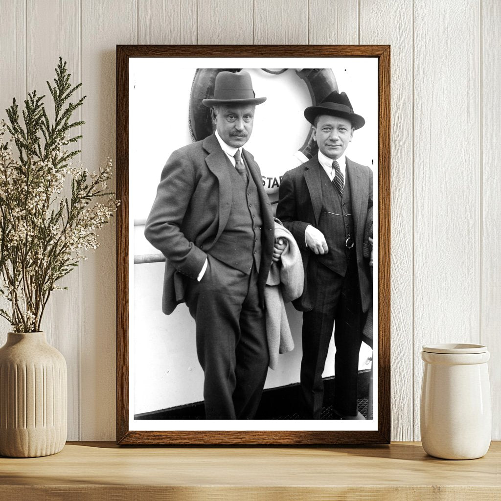 1920s Portrait of Business Visionaries Crowninshield & Zimba