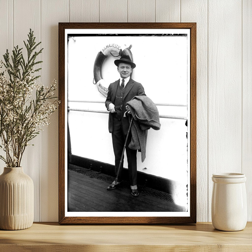 1920s Concert Elegance: Maestro Zimbalist in Action