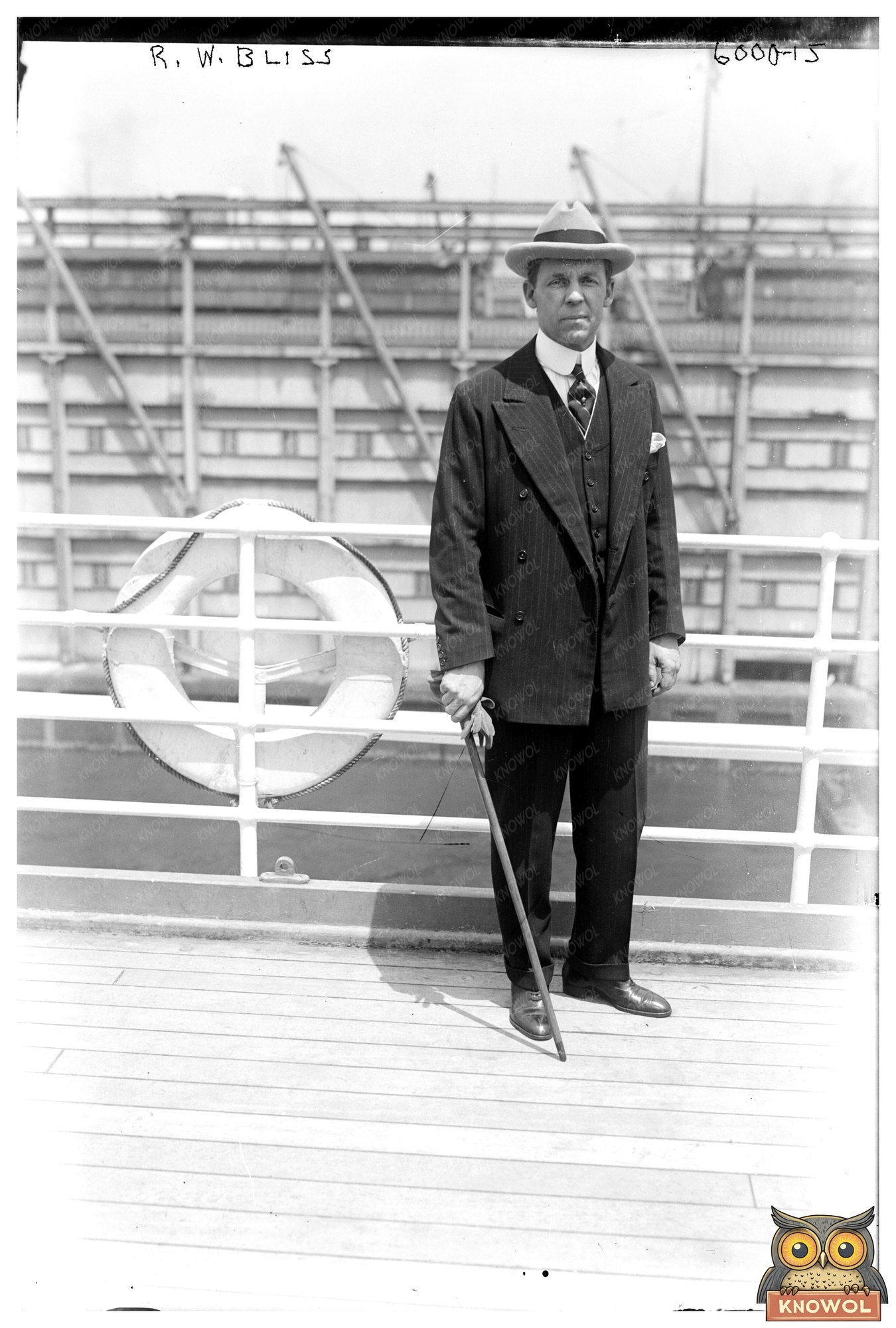 1920s Automotive Pioneer R.W. Bliss Portrait