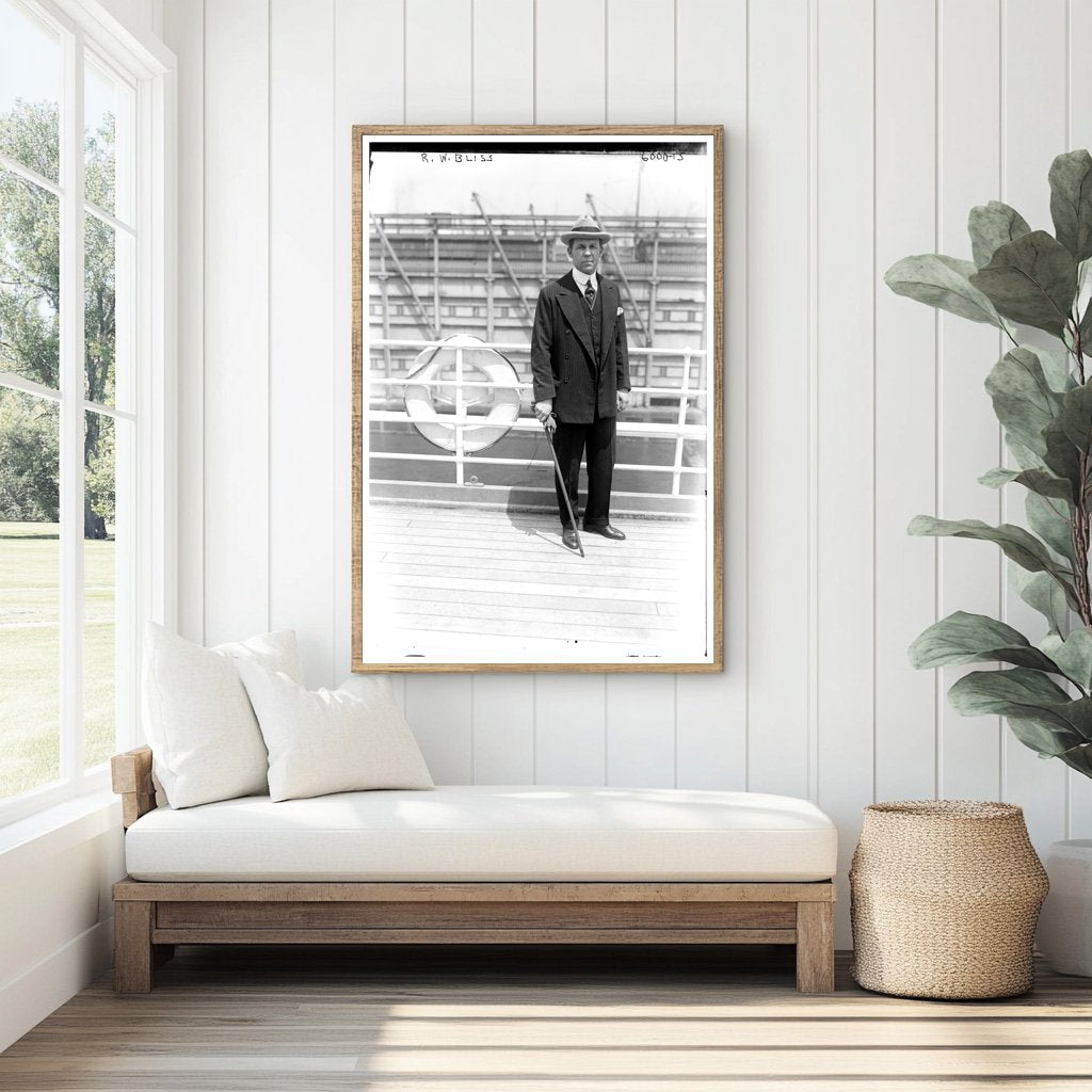 1920s Automotive Pioneer R.W. Bliss Portrait