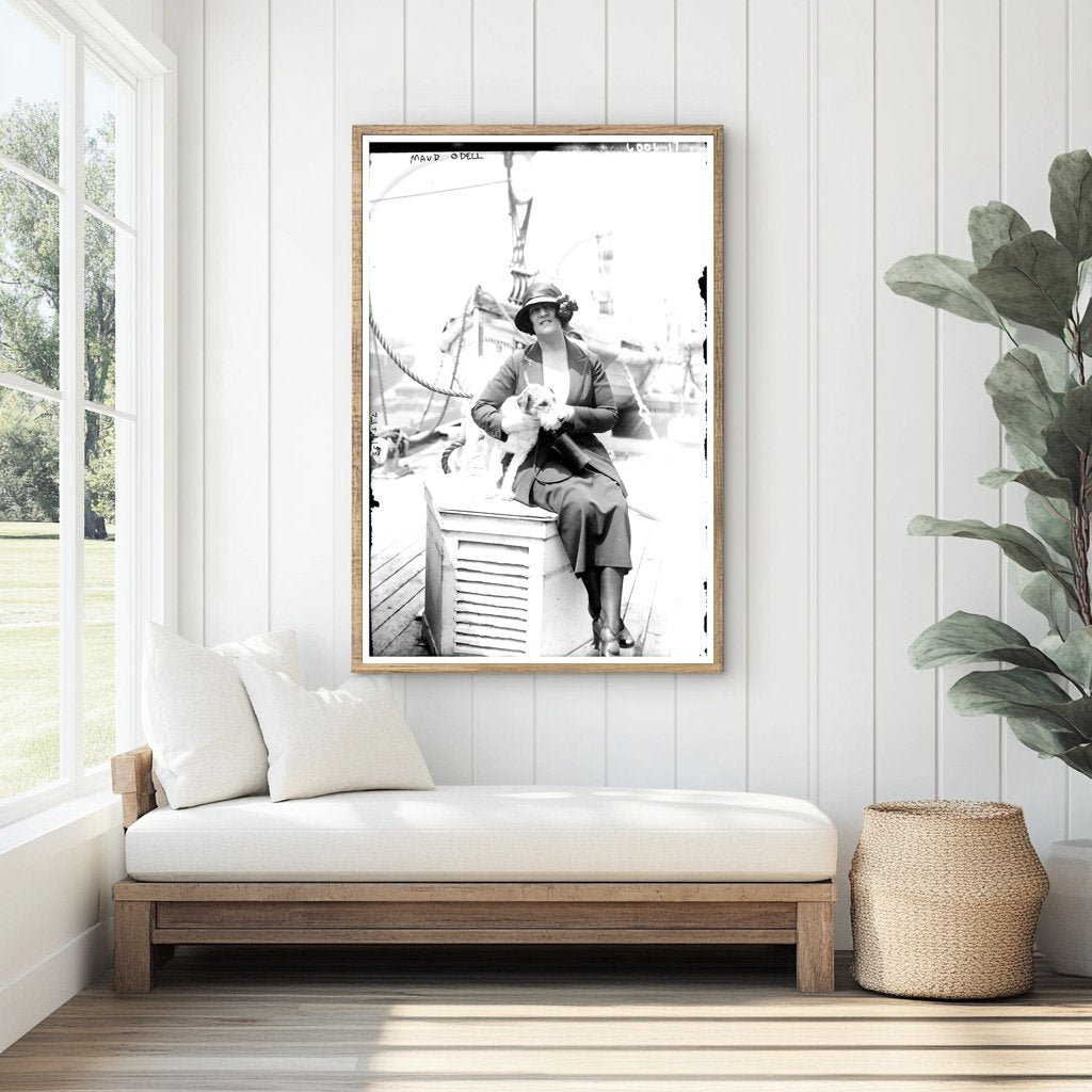 1920s Portrait of Maud Odell: Timeless Elegance