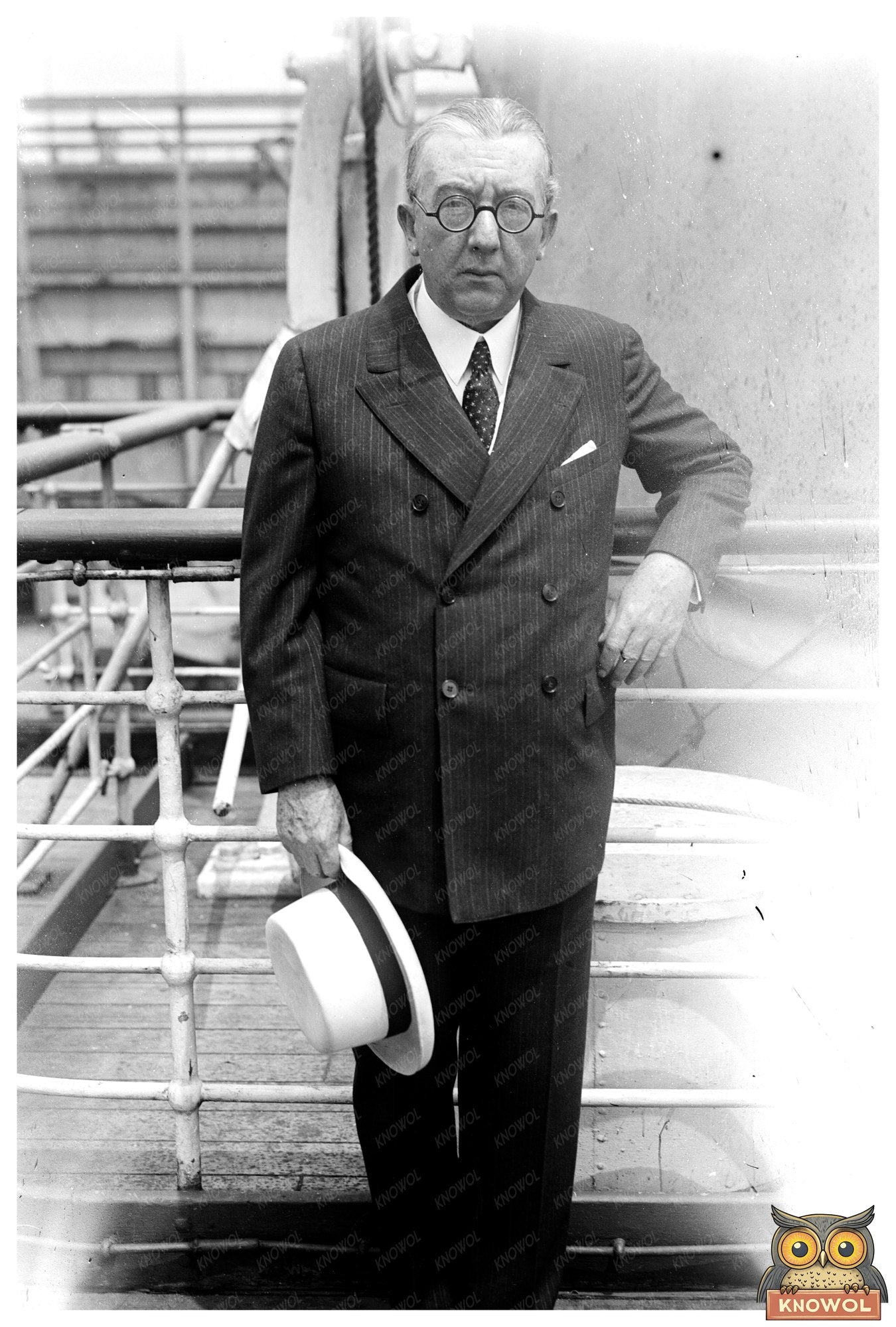 1920s Business Visionary: A.B. Houghton Portrait